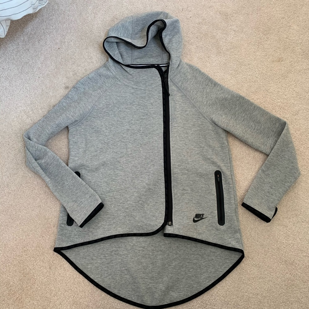 Nike Jacket grey and black size small
